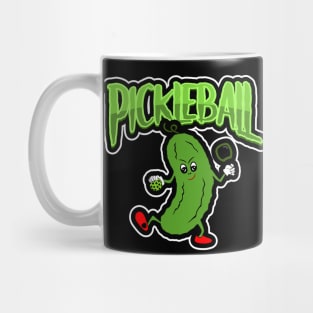 CUTE And Funny Dill Pickle Pickleball Player Mug